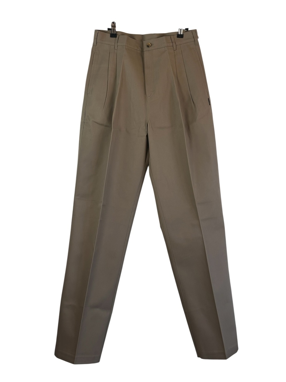 NWT Vintage Parker Boys Khaki Pleated Dress Pants 32x34 Prep School Uniform